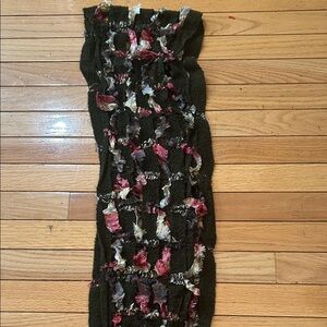 Italian Multicolor Knit Scarf